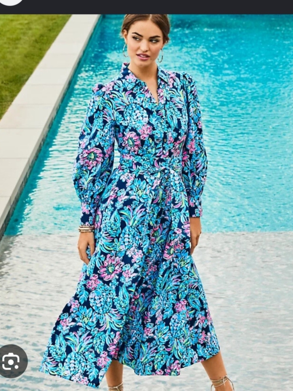 Lilly Pulitzer Mira Stretch Shirtdress NWT Size 4